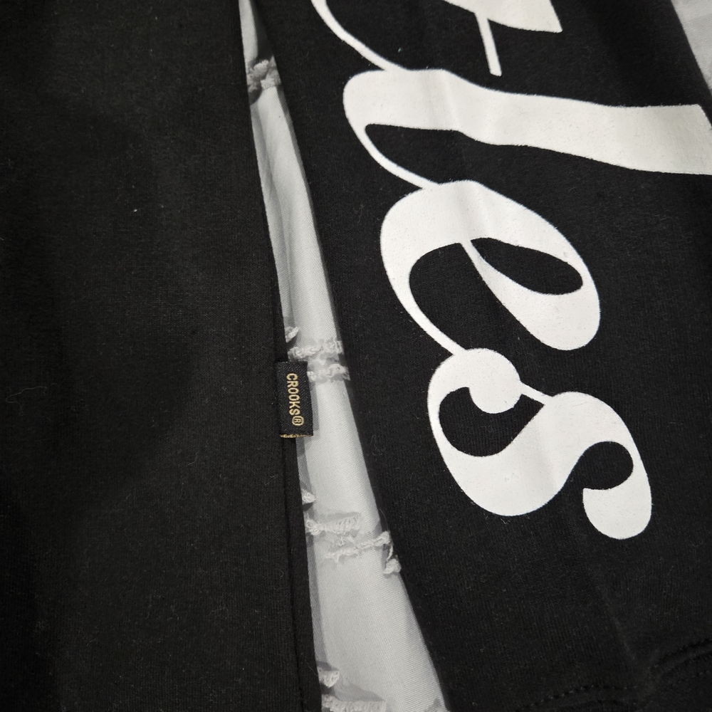 Crooks & Castles Black and Red Graphic Crewneck Sweatshirt - Picture 5 of 6